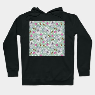 Fun Bichon Frise Pattern Hoodie